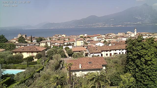 Webcam Torri del Benaco, Blick nach Maderno